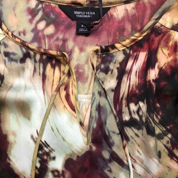 Silky Blouse by Simply Vera NWT - Picture 7 of 9